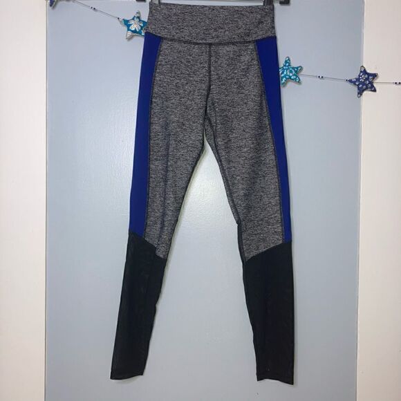 EXP Core Performance Leggings Athletic Fitness Tight Color Block Womens X-Small - Picture 1 of 6